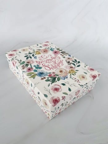 Коробка для подарка "С праздником 8 марта" — изображение 2